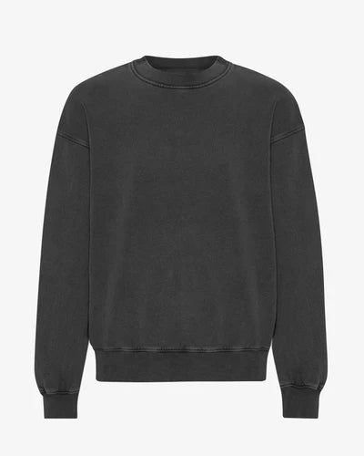 Organic Oversized Crew - Faded Black
