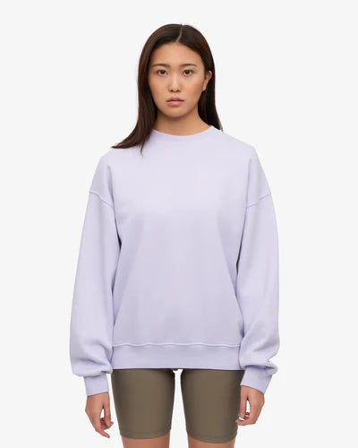 Organic Oversized Crew - Soft Lavender